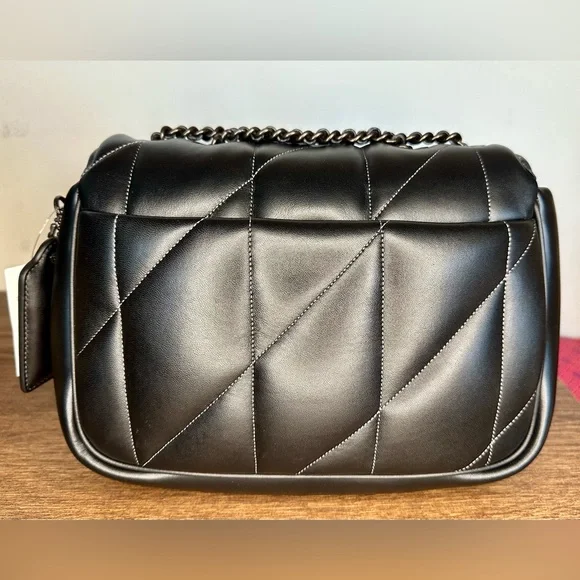 S⭕️LD‼️New Coach Pillow Madison Shoulder Bag With Quilting in Black - Picture 3 of 12